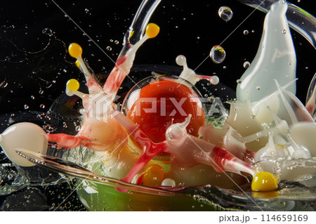 Futurism and innovation in molecular cuisine and gastronomic transformation of fruit dissertation using innovative technologies, restaurant menu design 114659169