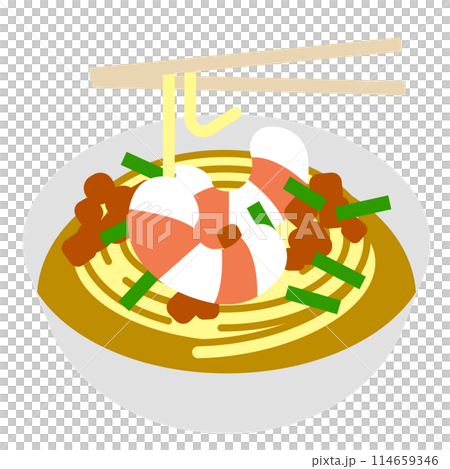 担仔麺のアイコンイラスト 114659346