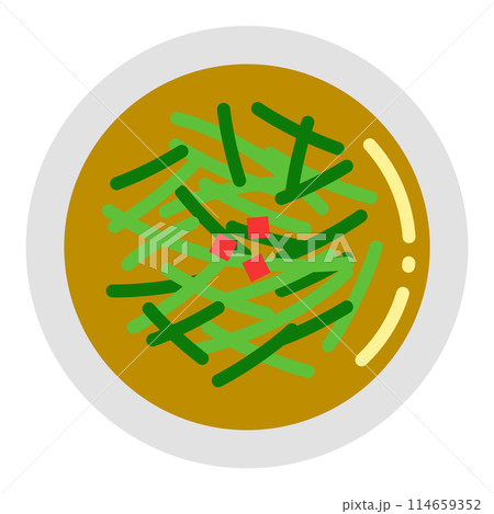 炒青菜のアイコンイラスト 114659352