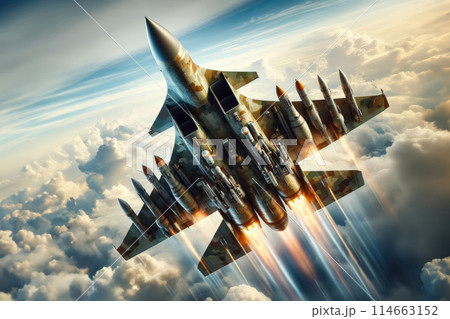 composite image of rocket flying in space 114663152