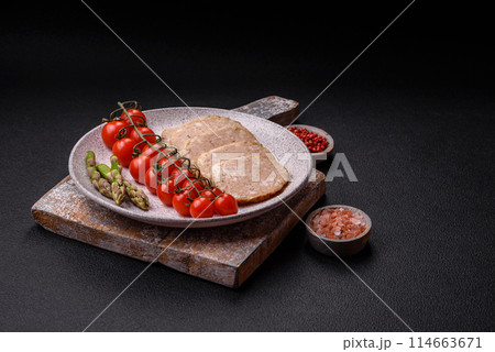 Delicious roll or homemade minced chicken sausage Delicious roll or homemade minced chicken sausage 114663671