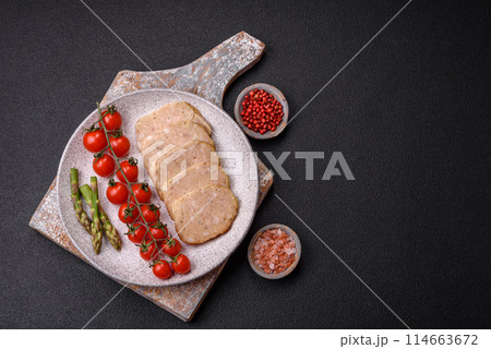 Delicious roll or homemade minced chicken sausage Delicious roll or homemade minced chicken sausage 114663672