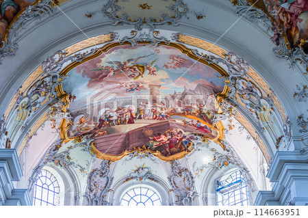 Ottobeuren abbey, near Memmingen, bavaria, germany Ottobeuren abbey, near Memmingen, bavaria, germany 114663951