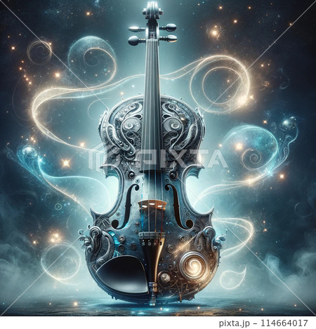 幻想的なバイオリン 114664017