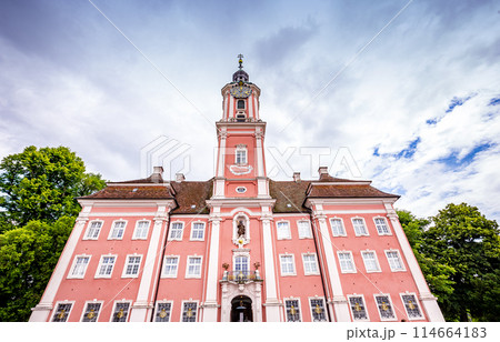 interiors of  Birnau basilica, bavaria, germany 114664183