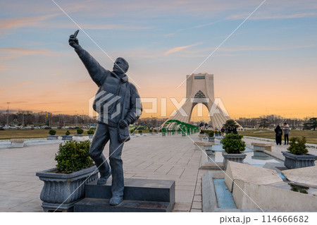 Twilight at Azadi Tower 114666682