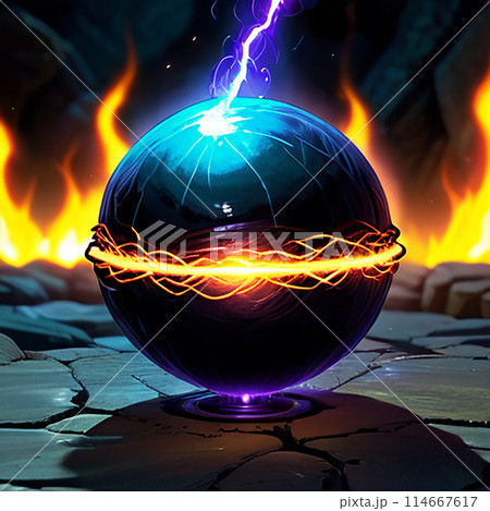 炎 ほのお 燃え盛る 114667617