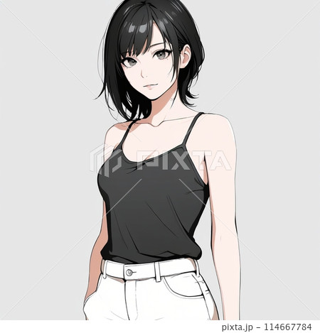 着た女性 114667784