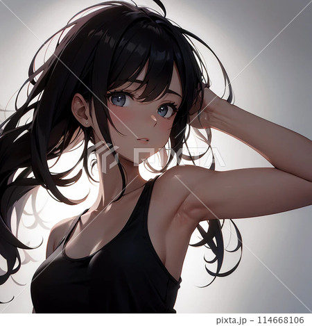 タンクトップの女性 114668106