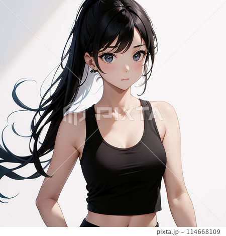 スリムな女性 114668109