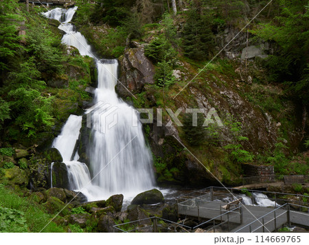Triberg waterfalls, Germany 114669765