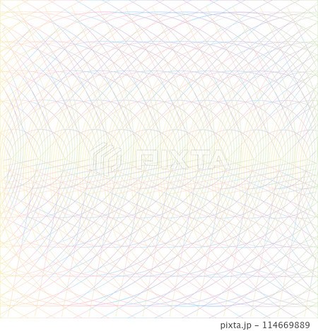 Abstract Geometric Pattern with Overlapping Lines and Gradient Background 114669889