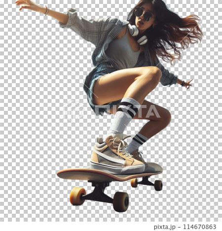 表達動感十足的運動表演、有力的圖像以及運動員的面部表情 114670863