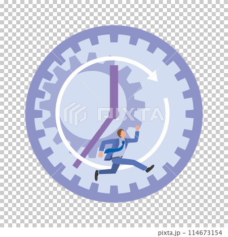 Man working with gears 114673154