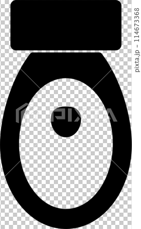 馬桶的俯視圖像、圖示、向量 114673368