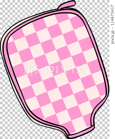 Retro Pickleball racket Bag Trendy pickle ball paddle Cover 114673417