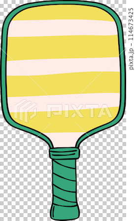 Retro Pickleball racket Trendy pickle ball paddle Retro Pickleball racket Trendy pickle ball paddle 114673425