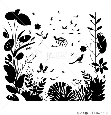 flower heart floral valentine illustration sketch draw black 114673600