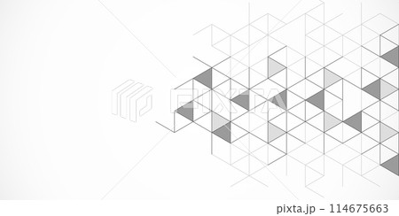 Abstract geometric background with triangle shape pattern 114675663