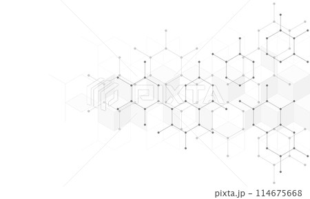 Molecular structure and genetic engineering, science, innovation technology, healthcare, and medicine design Molecular structure and genetic engineering, science, innovation technology, healthcare, and medicine design 114675668