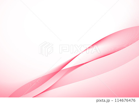 デジタルテクノロジーのウェーブ波背景ピンク 114676476