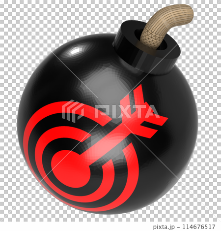 The Bomb and target icon for Business concept 3d rendering. The Bomb and target icon for Business concept 3d rendering. 114676517