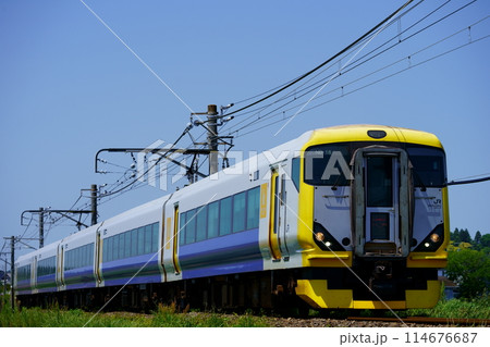 E257系で運転された臨時特急しおさい81号 E257系で運転された臨時特急しおさい81号 114676687