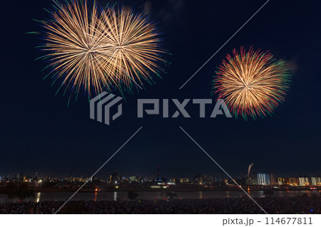 足立の花火大会　東京都 114677811