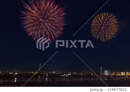 足立の花火大会　東京都 114677812