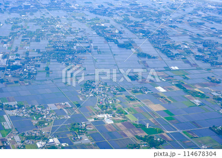 5月の千葉上空風景 5月の千葉上空風景 114678304