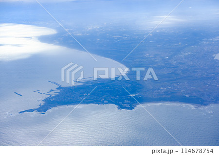 利根川河口上空 114678754