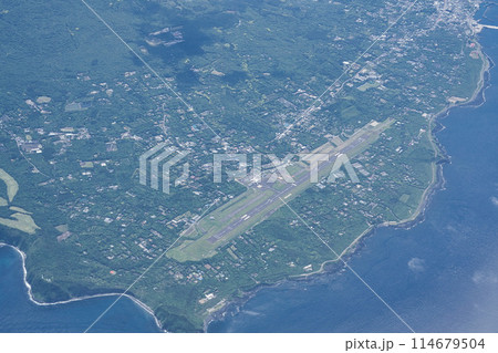 東京大島かめりあ空港空撮 東京大島かめりあ空港空撮 114679504