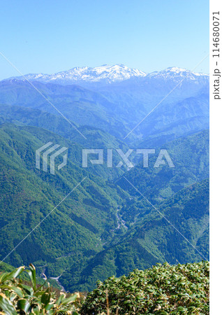 荒島岳から見た初夏の白山 荒島岳から見た初夏の白山 114680071