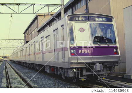 営団地下鉄（東京メトロ）8000系8006F、6両編成、鷺沼検車区