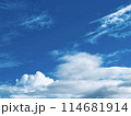夏空と白い雲 114681914