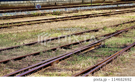 小湊鉄道五井駅の分岐器　シーサースクロッシング 114682692