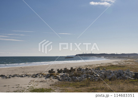【福島県】請戸浜の風景 114683351