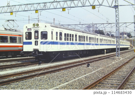 小田急1800形、1856・1806ー1859・1809、海老名検車区、1981年3月29日 114683430