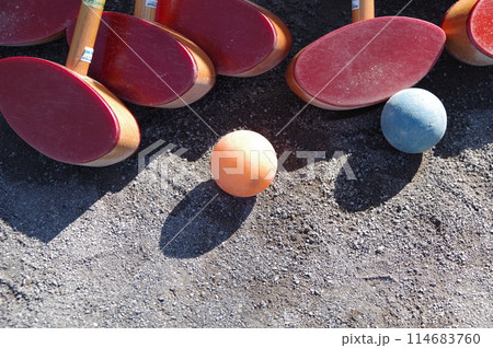 グランドゴルフクラブとボール4 114683760