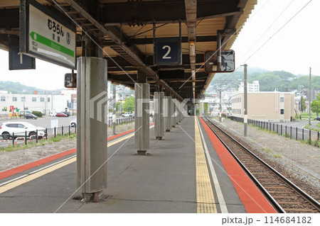 室蘭駅 JR室蘭駅 むろらん Muroran M36 室蘭本線 終着駅 室蘭駅 JR室蘭駅 むろらん Muroran M36 室蘭本線 終着駅 114684182