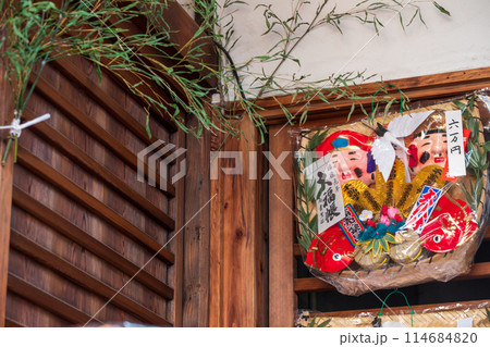 京都市東山区京都ゑびす時神社の10日戎を撮影したもの 114684820