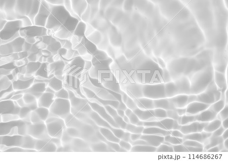 Abstract white transparent water shadow surface texture natural ripple background Abstract white transparent water shadow surface texture natural ripple background 114686267