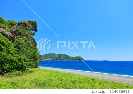 【三重県】快晴の獅子岩（獅子巌） 114686451