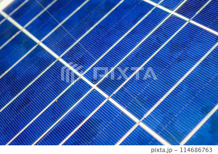 solar panel energy production close up solar panel energy production close up 114686763