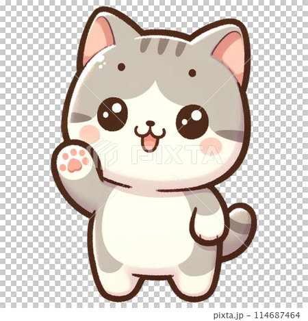 可愛的貓咪 114687464