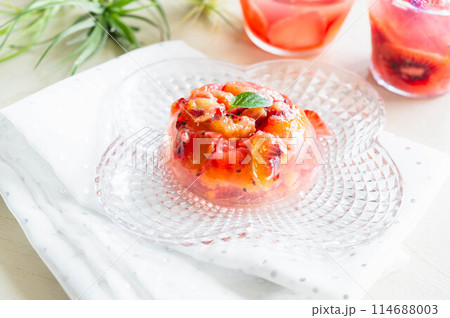 手作りフルーツゼリー 114688003