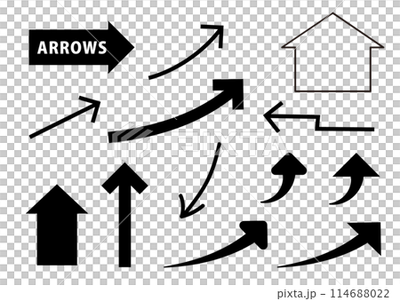 各種雅吉標誌套裝_簡單的黑白圖標 114688022