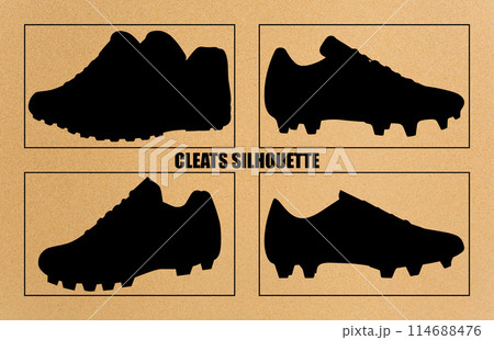 Set of cheeses. Cheese plate. Vector silhouette 114688476