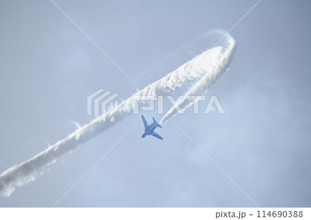 青空を飛行するブルーインパルス <静浜基地> 青空を飛行するブルーインパルス <静浜基地> 114690388