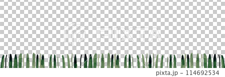 Grass silhouette. Nature pattern for print design. Hand painted with watercolors. Green lawn. Spring lawn border Grass silhouette. Nature pattern for print design. Hand painted with watercolors. Green lawn. Spring lawn border 114692534